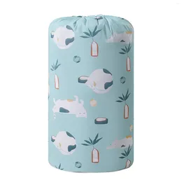 Laundry Bags Cute Animals Drawstring Closure Storage Saving Space For Bedroom