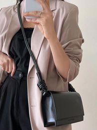 Evening Bags Underarm Bag Genuine Leather Girls High-end Handbag Niche College Style Simple Casual Shoulder
