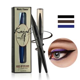 1pc Waterproof Eyeliner Black/Blue/Brown Matte Longlasting Eye Makeup Beauty Tools Quick Drying Smudge-proof Eyeliner Pencil