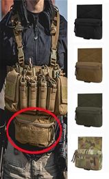 Outdoor Bags Tactical Vest Dangler Drop Pouch Mini Abdominal Dump Fanny Pack for JPC CPC LBT D3CR MK3 MK4 Plate Storage 2209081481123
