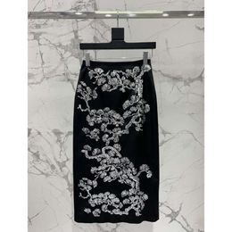 2024 Women's Clothing sequin embroidered skirt Spring Summer New 331