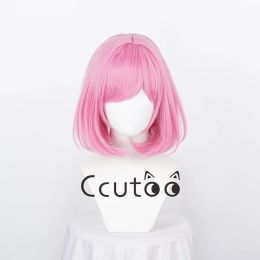 Wigs Ootori Emu Cosplay Wig Anime Project SEKAI COLORFUL STAGE! Emu 35cm Short Pink Heat Resistant Synthetic Bobo Wigs + Wig Cap