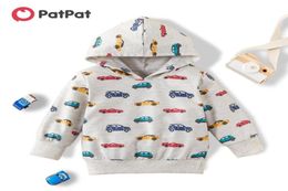 Spring and Autumn Baby Toddler Boy Trendy Car Print Hoodie for Kids Sweatshirts Clothes 2105284075970