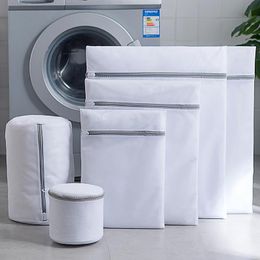 Mesh Laundry Bag Zipper Laundry Net Bags for Washing Clothes Bra Underware Socks Washing Machine Bag Clothes Laundry Bag Set