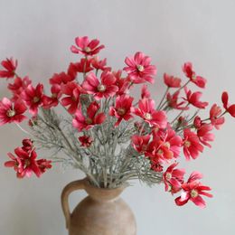 Decorative Flowers 23.5" Pink Fake Cosmos WildFlowers Branch Spring Summer Plant DIY Floral | Wedding/Home Decoration Gift/Centerpiece