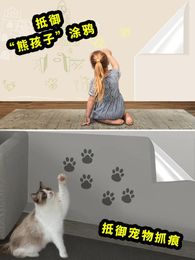 Window Stickers Transparent Anti-oil Wall Sticker Of Static Electricity No Glue Film Protect Latex Paint Home Decoration Anti-graffiti