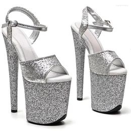 Dance Shoes 20cm/8inch PU Uppre Colour Women's High Heel Sandals Sexy Model Show And Pole Dancing 107
