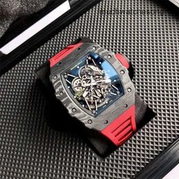 Luxury Watches Replicas Richadmills Automatic Chronograph Wristwatch 3502 Series Swiss Automatic Movement 40x50x16mm Sapphire Mirror Imported Rubber Strap HKU