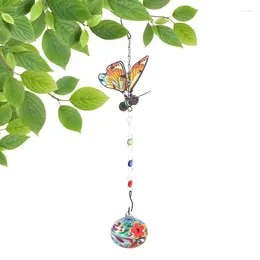 Other Bird Supplies Hummingbird Food Feeder 1PCS Convenient Decorative Wind Chime Washable Lightweight Birdfeeder For Garden