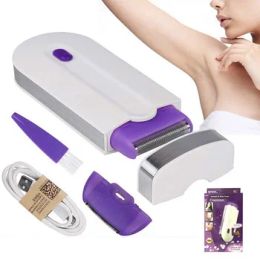 Epilator Hot Sales Electric Epilator Pain Free Hair Remover for Women Mini Body Face Painless White Hair Removal Hines