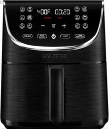 Air Fryers Gourmia air fryer oven digital display 7 quarts large air fryer cookware 12 touch cooking preset XL air fryer basket 1700w power Y240402