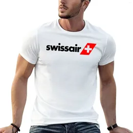 Men's Polos Swissair-logo Merchandise T-Shirt Plus Size T Shirts Funny Summer Tops Boys White Short Sleeve Tee Men