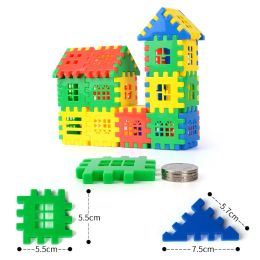 50pcs Building Blocks Baby Paradise House Spelling Puzzle Blocks City DIY Creative Model Educational Kids Toys