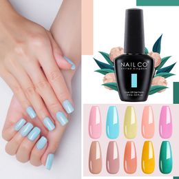 Nailco 131 Colors Vernis Полу постоянного ультрафиолетового лака для лака для ногтей для ногтей искусство гель маникюр