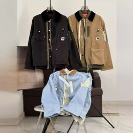 High quality saca x Carhar WIP joint collection loose casual vacation two-piece patchwork jacket trend