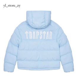 Trapstar Jacket Puffer Gradient Black Jacket Men Trapstar Jacke Embroidered Thermal Trapstar Winter Lightweight and Breathable Luxurious Coat Tops 7182