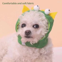 Dog Apparel Comfortable Easy-wearing Dress-up Cute Carnivorous Flower Shape Pet Cat Hat Costume Headwear Accessories
