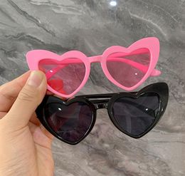 50PCS Vintage Kids Sunglasses Children Fashion Brand Heart Love Cure Pink Sun Glasses Girls Boys Sunglasses Baby fashion Oculos fa6059643