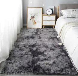 Carpets Carpet Bedroom Winter 2024 Light Luxury Living Room Coffee Table Mat Plush Floor Household Bedside Blanket