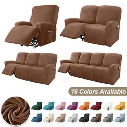 Chair Covers 1/2/3/4seat Recliner Cover For Living Room Elastic Couch Slipcover Stretch Armchair Case Lazy Boy Sofa Furniture Protector