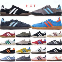 TOP Originais Handebol Spezialjean Sapatos Casuais para Homens Mulheres Designer Núcleo Preto Marinho Gum Giz Branco Luz Azul Plataforma Tênis Tamanho 36-45