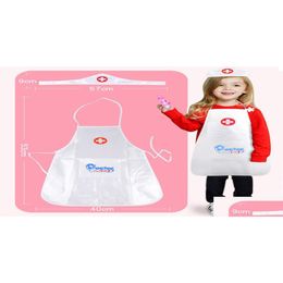 Theme Costume Children039S Role Play Doctors And Nurses Cotton Clothing Costume8368582 Drop Delivery Apparel Costumes Cosplay Dhbpj