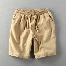 Men's Shorts Mens Shorts Summer Hot Selling Mens Cotton Linen Shorts Casual Loose Capris Youth Breathable Beach Shorts Plus Size 6XL 5XL 4XLC240402