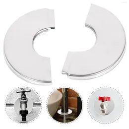Kitchen Faucets 4 Pcs Round Hole Cover Faucet Covers Water Radiator Escutcheon Plate For Stainless Steel Faucer