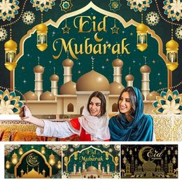 Party Decoration Eid Backdrop Polyester Material Background Po Booth Decor Banner For Theme Parties Festivals