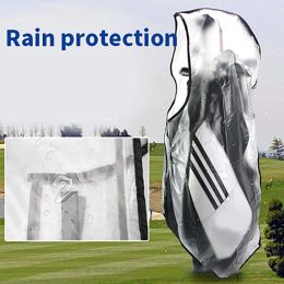 Bags 1PC Golf Bag Cover With Zipper Waterproof Large Capacity Golf Bag Rain Cover Durable Dust Outdoor Golf Club Bag Rain Protection