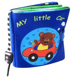 Educational Baby Toys Infant Kids Early Development Cloth Books Vehicle Animals Learning Unfolding Activity Books Gift DS19