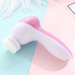 Wholesale electric five-in-one face cleansing instrument beauty instrument face washing instrument face massage instrument pore cleaning instrument