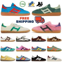 2024 Fashion Designer Handball Spezial Wales Bonner OG Casual Shoes Mens Womens Sneakers Bliss Pink Purple Cream Green Consortium Cup Trainers Free Shipping Dhgate