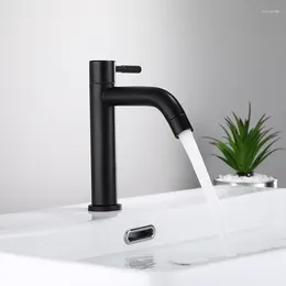 Bathroom Sink Faucets Basin Faucet Deck Mounted And Cold Water Taps Black Baking Brass Mixer Tap Bath Accessories