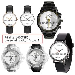 Customised Watch Photo Company Logo Watch To Send Boyfriend And Girlfriend Quartz Calendar Wrist Watch
