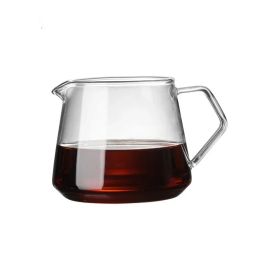 Glass Coffee Pot Cloud Shaped Coffee Server Pour Over Set Coffee Filter Kettle Reusable Heat Resistant Teapot 400ML/600ML