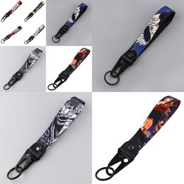 Keychains & Lanyards Various Types Of Cartoon Cool Key Tag Embroidery Fobs For Motorcycles Cars Bag Backpack Keychain Fashion Ring Gi Otnxz