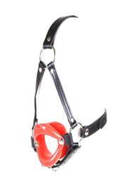 Female Harness Open Mouth Gag Fetish Ring Gag BDSM Bondage Gear Adult Games SM Use Sex Toys For Her GN2232000779851772