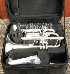 Jupiter JTR1100 High Quality Brass Silver Plated Bb Trumpet New Arrival Musical Instrument Pearl Button With Mouthpiece And Case9832551