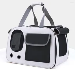 Cat Carriers Strong Pet Carrier Stand Comfortable Handbag Lightweight Bag Breathable Travel For Dogs Cats Foldable