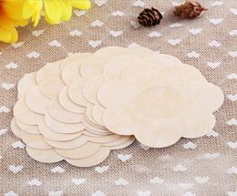 One time Use Breast Chest Nipple Cover Bra Pasties Pad Petal Mat Stickers Accessories For Woman BreastPad7125812