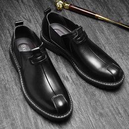 Shoes New Arrival Retro Bullock Design Men Classic Business Formal Shoes Pointed Toe leather shoes Men Oxford Dress Shoes 2020 new wed