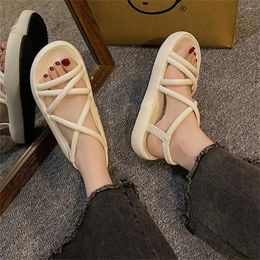 Casual Shoes Slip On Strappy Transparent Sandals Woman Boot Slippers Black Sneakers Sport Hit Exercise Comfort Celebrity YDX1