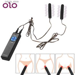 Other Health Beauty Items OLO bullet vibrator dual vibration jump 7-speed female Nipple massage powerful vibration stimulator Y240402