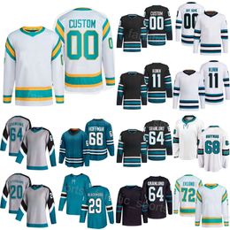 2024-25 Hockey Alternate 20 Fabian Zetterlund Jersey Women Kids Man 68 Mike Hoffman 72 William Eklund Luke Kunin Filip Zadina Mackenzie Blackwood Mikael Granlund