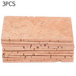 3PCS 60*40*2mm Natural Saxophone Cork Sheet Neck Joint Board Suitable for Alto/Soprano/Tenor Sax Musical Instrument Accessories