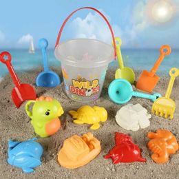 Water Sand Play Fun Summer Toy Bucket Shovel for Child Sculpture Mold Beach Party Favor Sandpit 240403