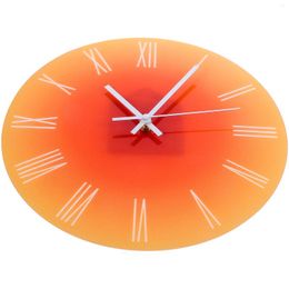 Wall Clocks Acrylic Clock Decorative Silent Non Ticking Rustic Living Room Round