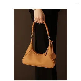 Evening Bags Special-Interest Design Underarm Bag Genuine Leather Ladies' Crossbody One Shoulder Daily Commuter Hand-Carrying