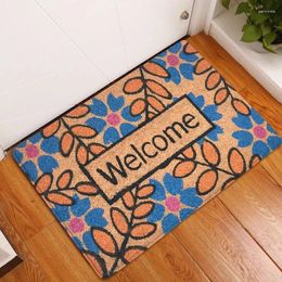 Bath Mats Wooden Bathroom Vintage Rustic Bohemian Flooring Farmhouse Welcome Non-Slip Rugs Kitchen Doorway